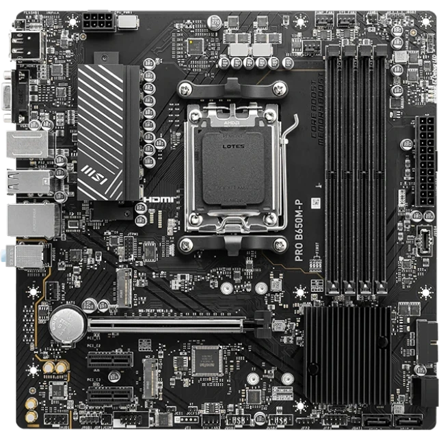 ..... Материнская плата MSI PRO B650M-P (8738) из ремнота, OEM