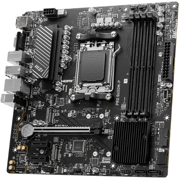 ..... Материнская плата MSI PRO B650M-P (8738) из ремнота, OEM - фото 3