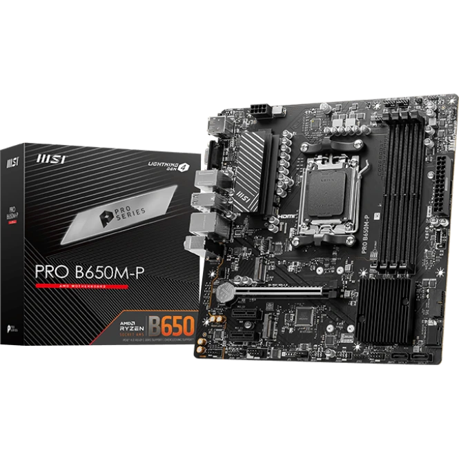 ..... Материнская плата MSI PRO B650M-P (8738) из ремнота, OEM - фото 5