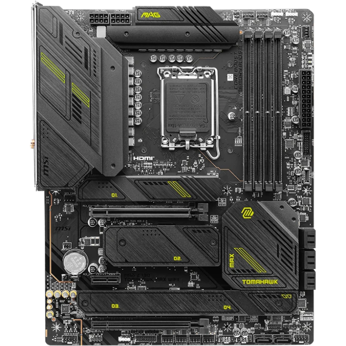 ..... Материнская плата MSI MAG Z790 TOMAHAWK MAX WIFI (1556) из ремонта, неполный комплект