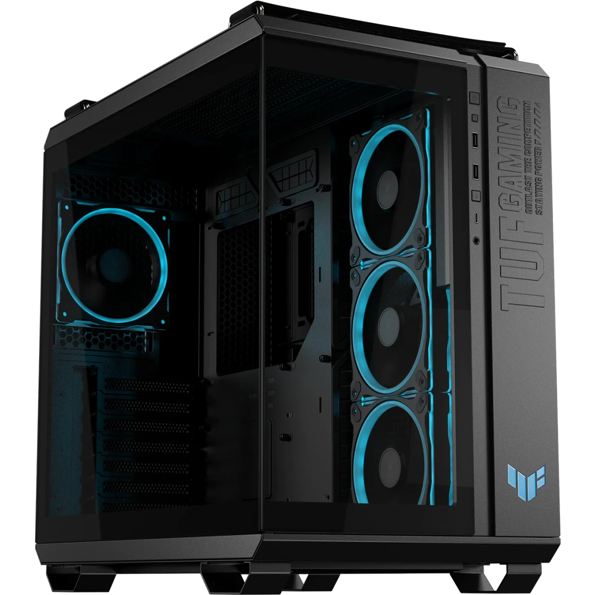 ..... Корпус ASUS TUF Gaming GT502 Horizon ARGB Black (1VMM) Б/У - 90DC0090-B19020