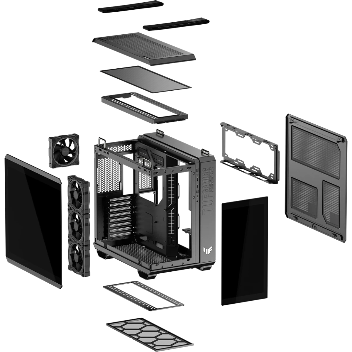 ..... Корпус ASUS TUF Gaming GT502 Horizon ARGB Black (1VMM) Б/У - 90DC0090-B19020 - фото 7