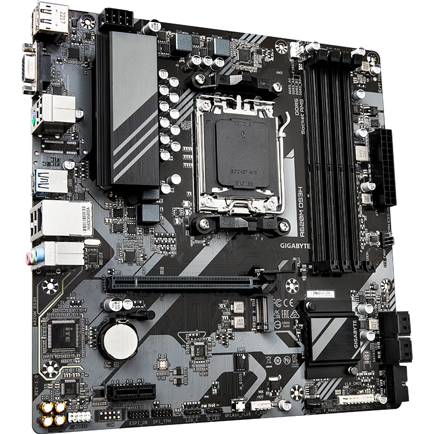 ..... Материнская плата Gigabyte A620M DS3H (0994) из ремнота, OEM - фото 2