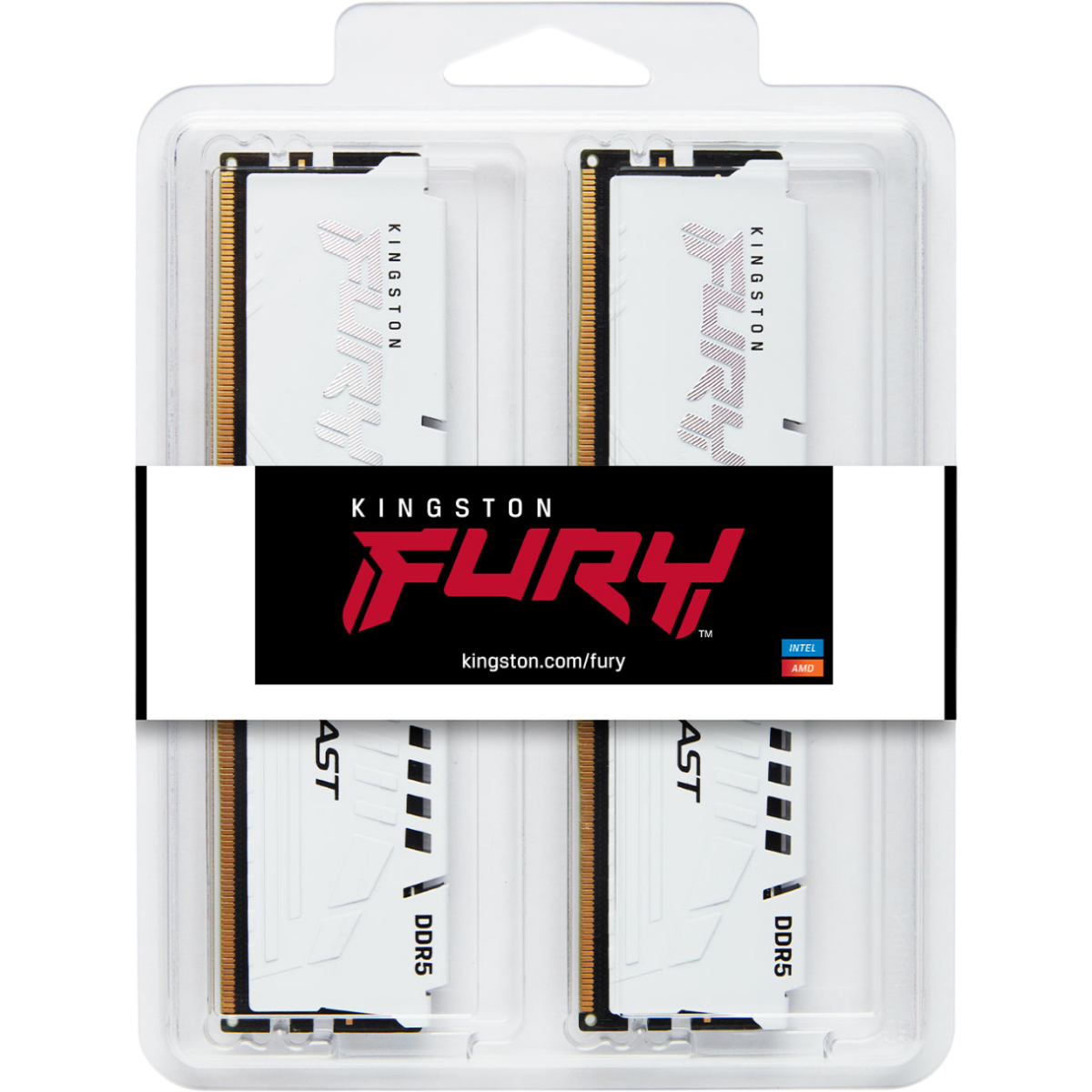 Оперативная память 64Gb DDR5 6400MHz Kingston Fury Beast (KF564C32BWEK2-64) (2x32Gb KIT) - фото 3