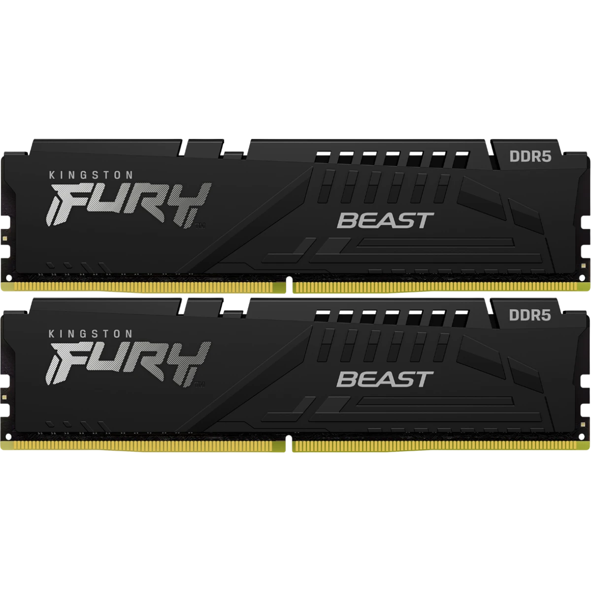Оперативная память 32GB DDR5 6400MHz Kingston Fury Beast (KF564C32BBEK2-32) (2x16GB KIT) - фото 2