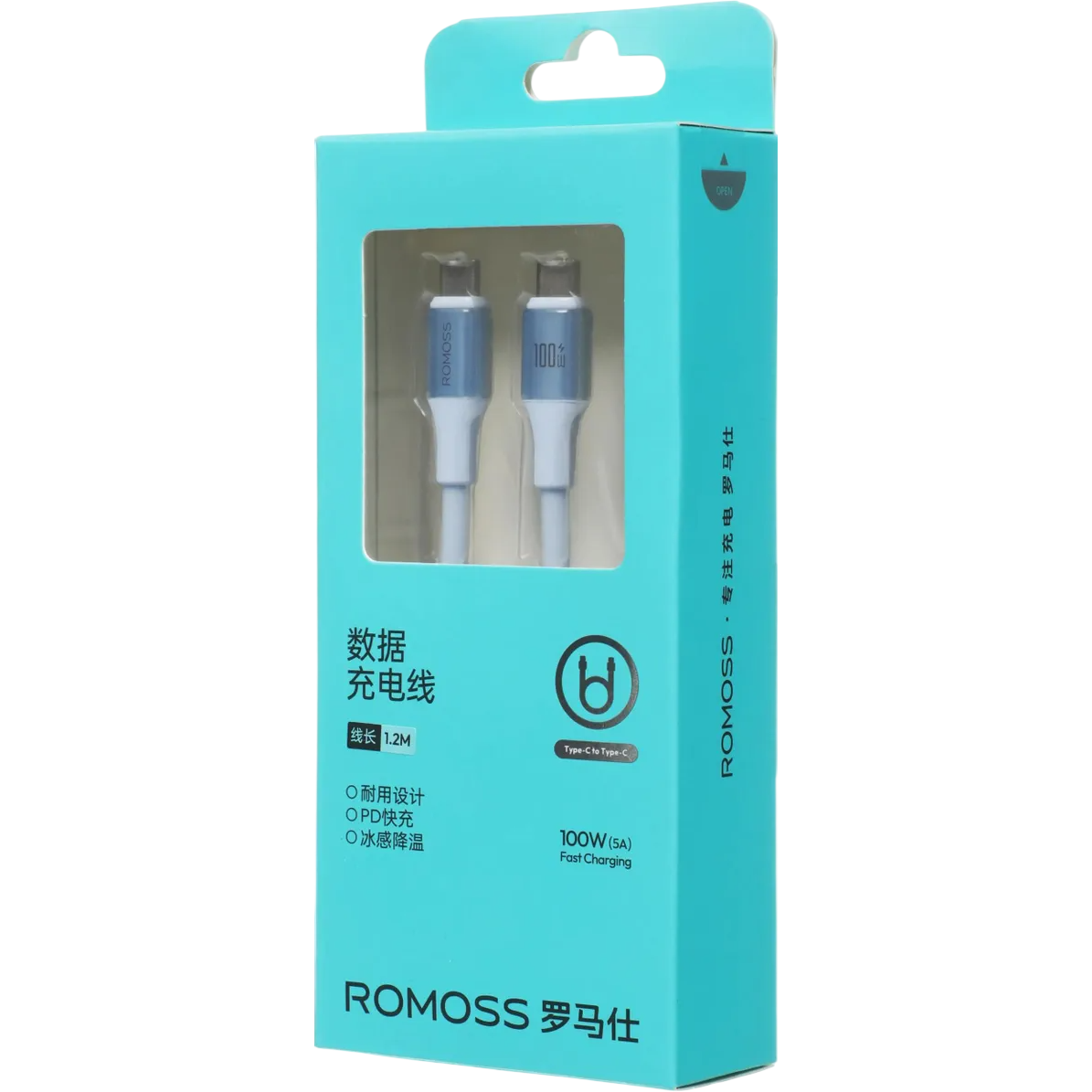 Кабель USB Type-C - USB Type-C, 1.2м, Romoss CB3241 - фото 4