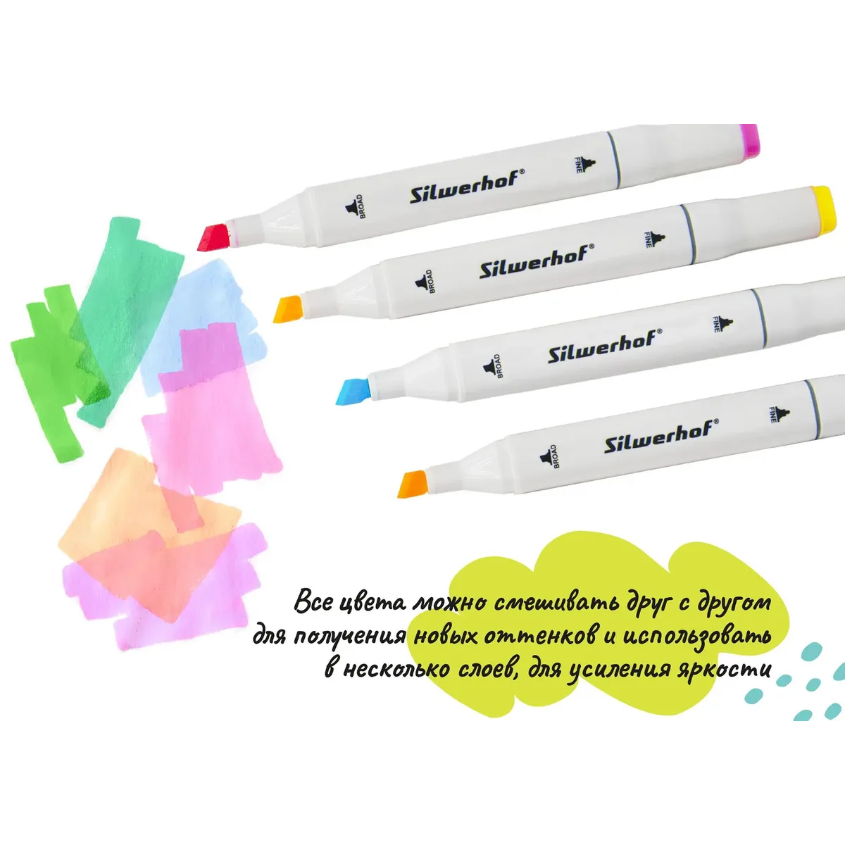 Набор маркеров Silwerhof 1509970 - фото 11