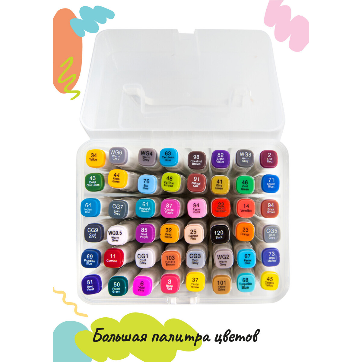 Набор маркеров Silwerhof 1509942 - фото 8