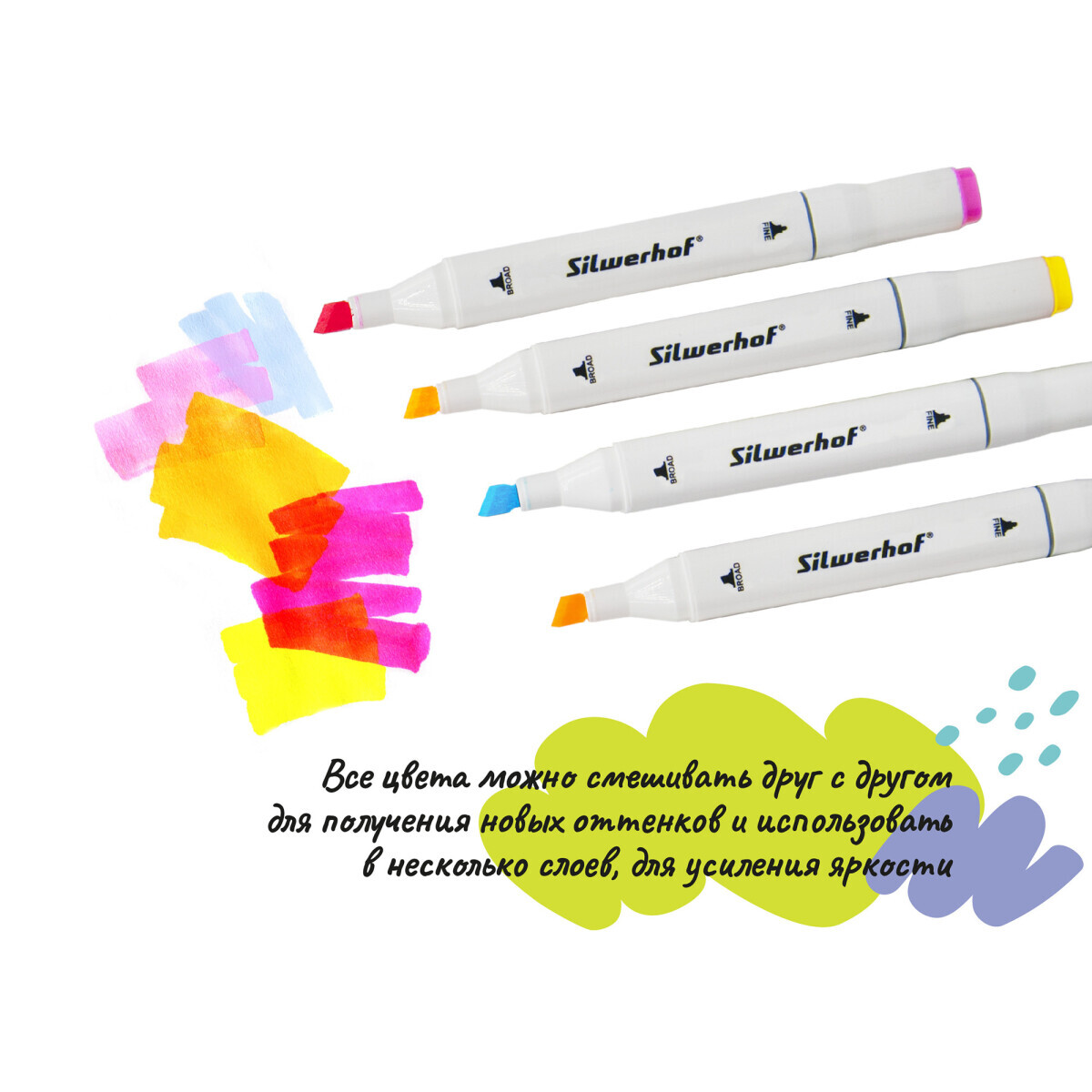 Набор маркеров Silwerhof 1509942 - фото 11