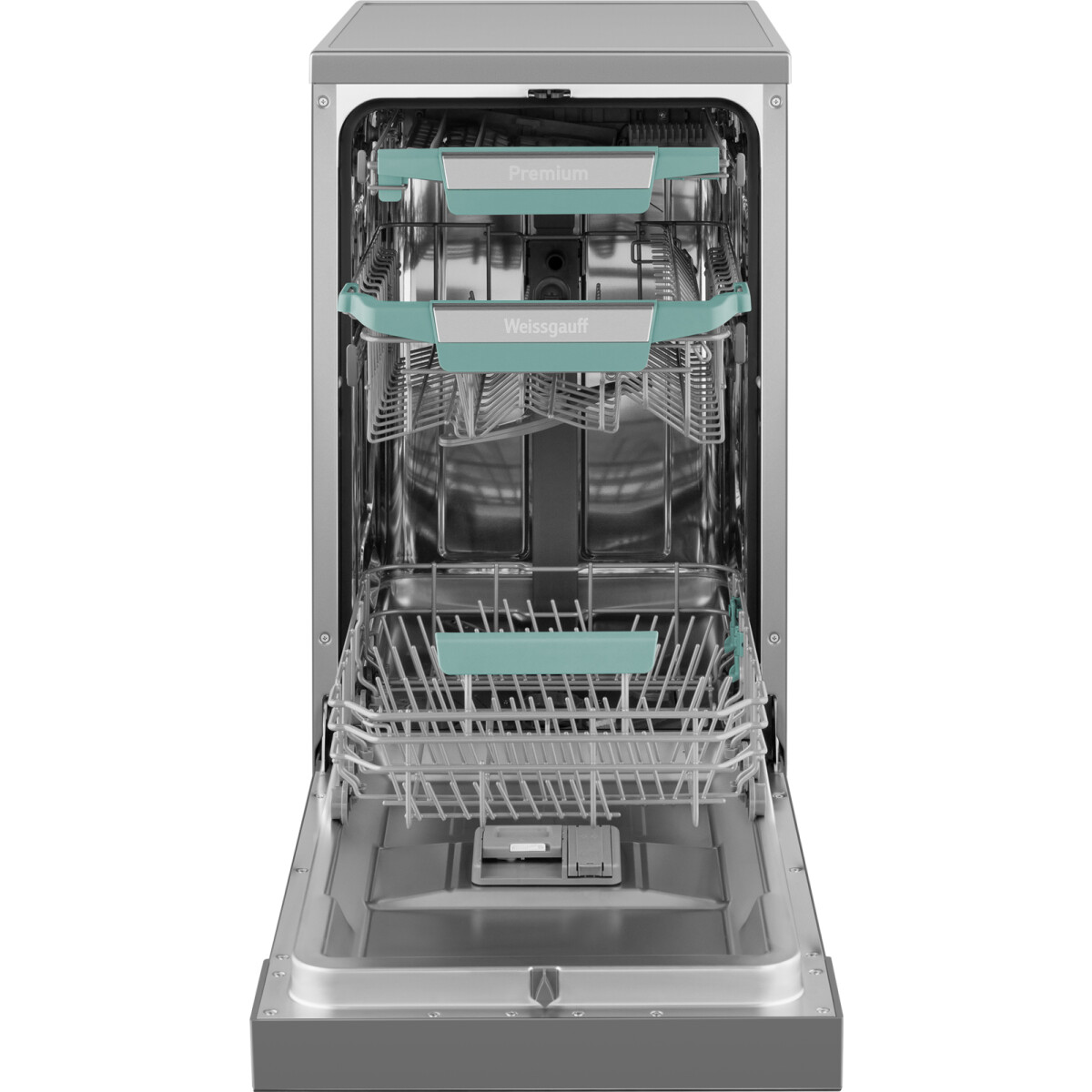 Встраиваемая посудомоечная машина Weissgauff DW 4539 Inverter Touch AutoOpen Inox - 432175 - фото 7