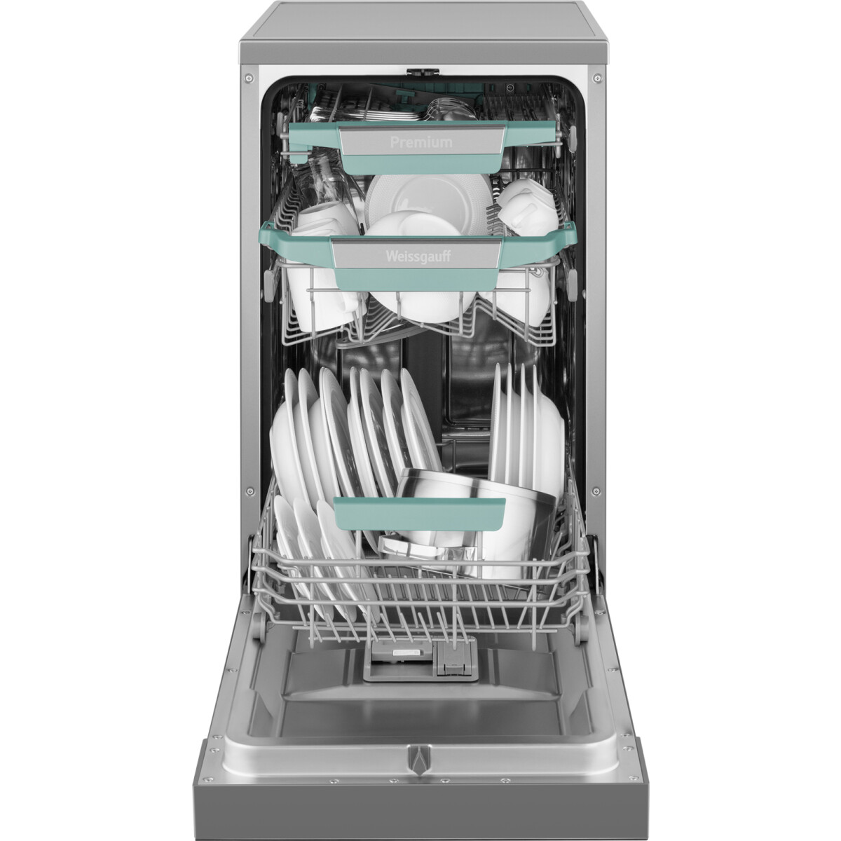 Встраиваемая посудомоечная машина Weissgauff DW 4539 Inverter Touch AutoOpen Inox - 432175 - фото 8