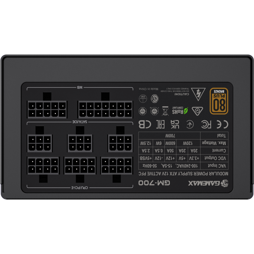 Блок питания 700W GameMax GM-700 - фото 7