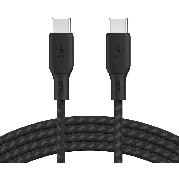 Кабель USB Type-C - USB Type-C, 2м, Belkin CAB014BT2MBK
