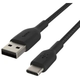 Кабель USB - USB Type-C, 1м, Belkin CAB002BT1MBK