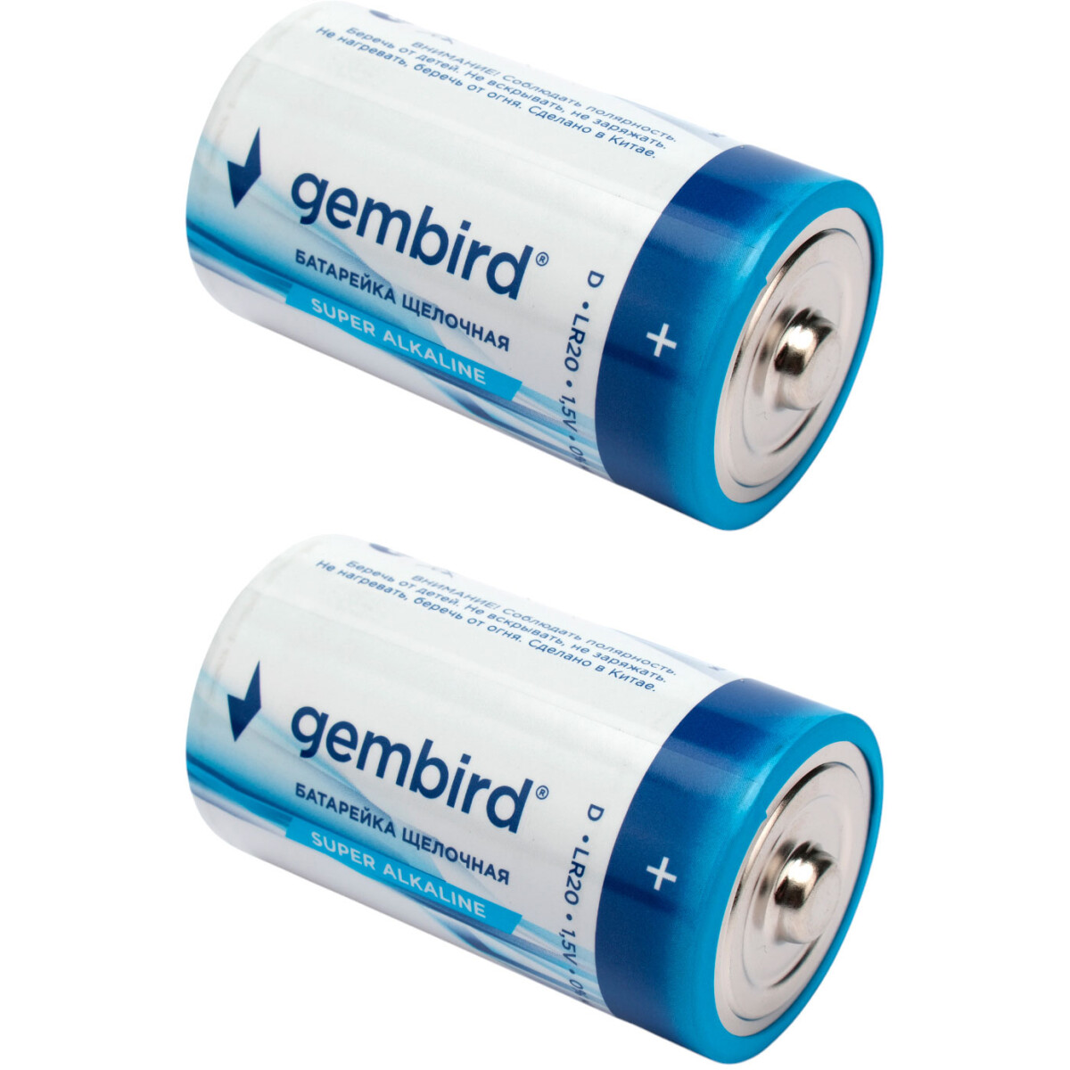 Батарейка Gembird GB-LR20-2F (D, 2 шт.)