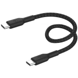 Кабель USB Type-C - USB Type-C, 0.15м, Belkin CAB004BT0MBK