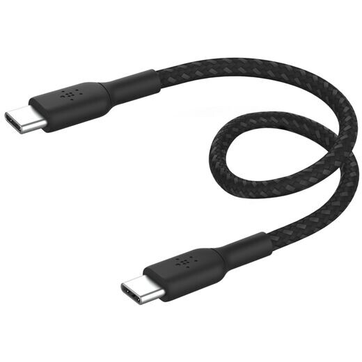 Кабель USB Type-C - USB Type-C, 0.15м, Belkin CAB004BT0MBK - фото 4