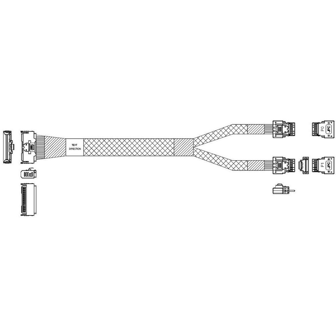 Кабель Luxshare L285MM011-SD-R