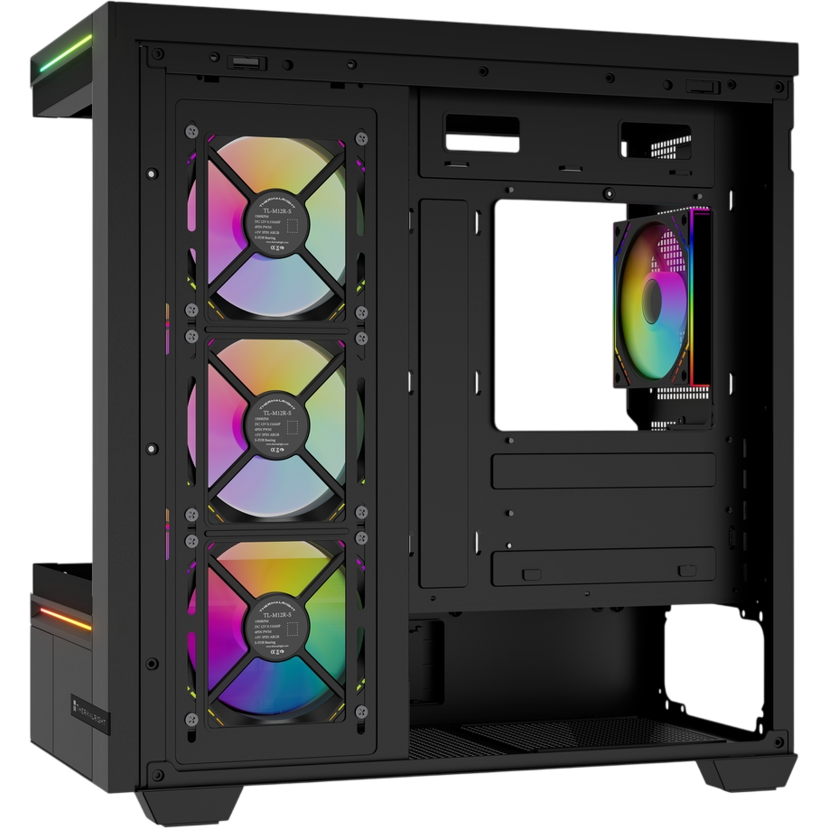 Корпус Thermalright M10 FAN4-M Black - TRTLM10BF4M - фото 7