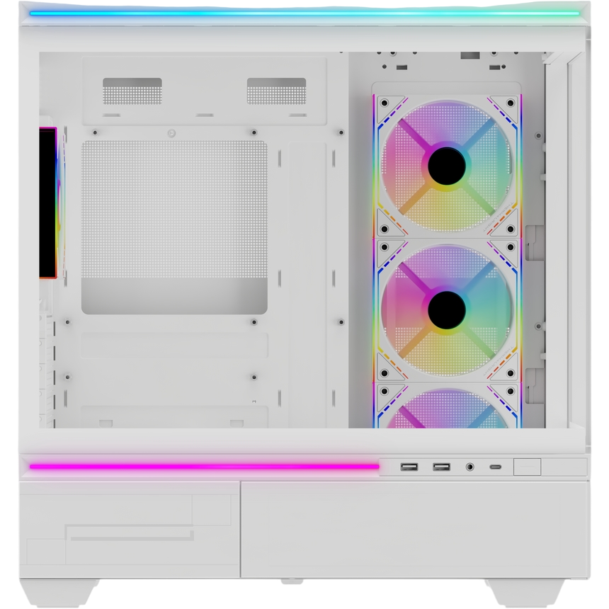 Корпус Thermalright M10 FAN4-M White - TRTLM10WF4M - фото 5