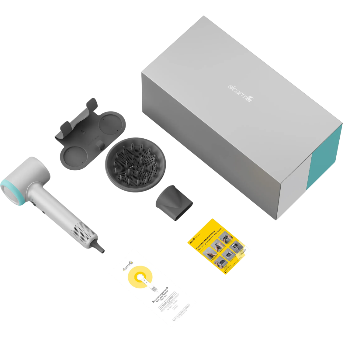 Фен Deerma DEM-CF51W Grey - фото 7