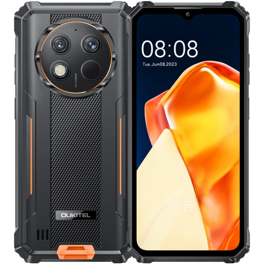 Смартфон Oukitel G1 6/256Gb Black/Orange - OTG1-6256ORA
