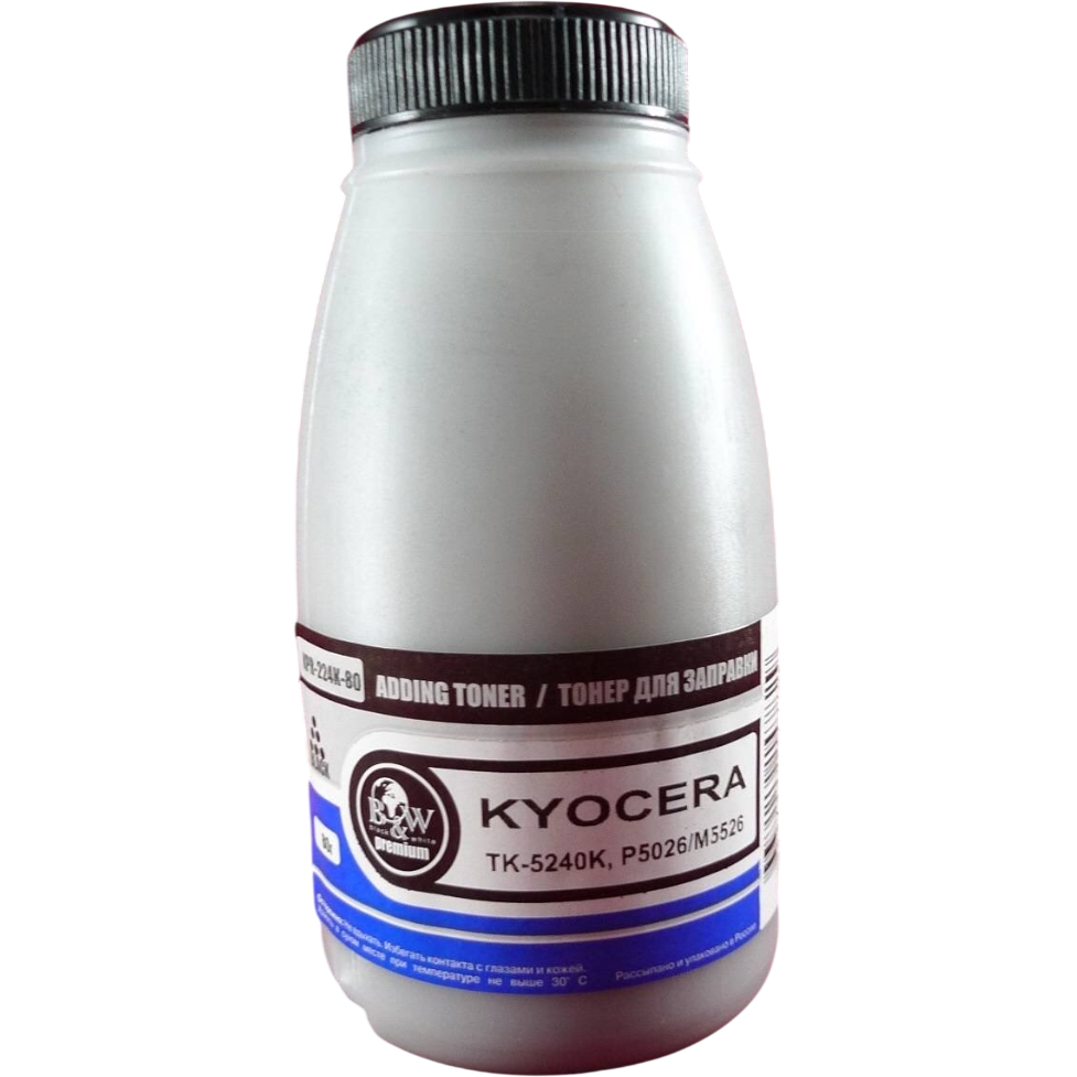 Тонер Black&White KPR-224K-80 Black