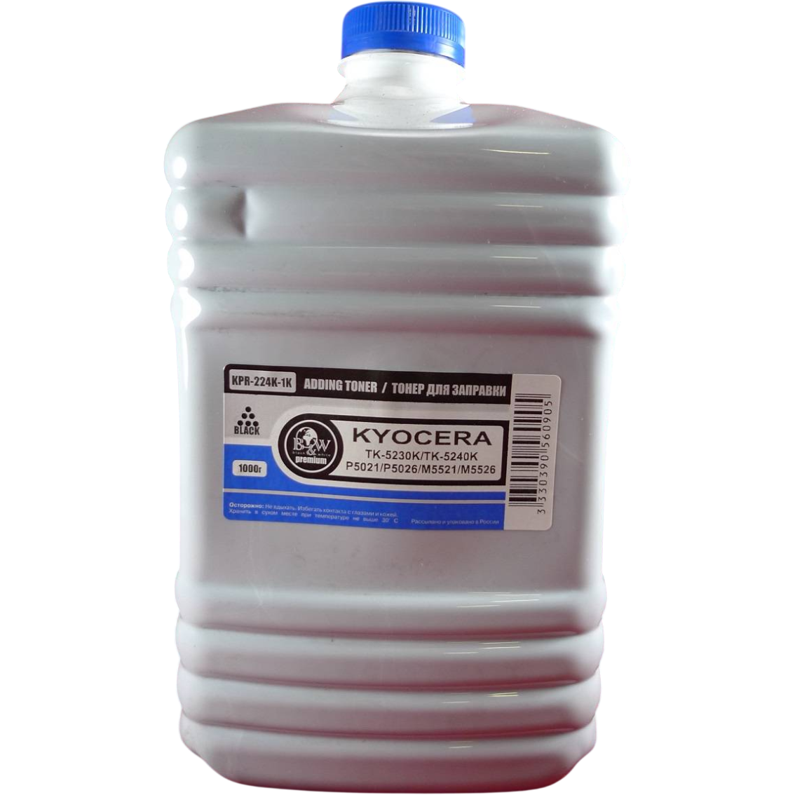 Тонер Black&White KPR-224K-1K Black