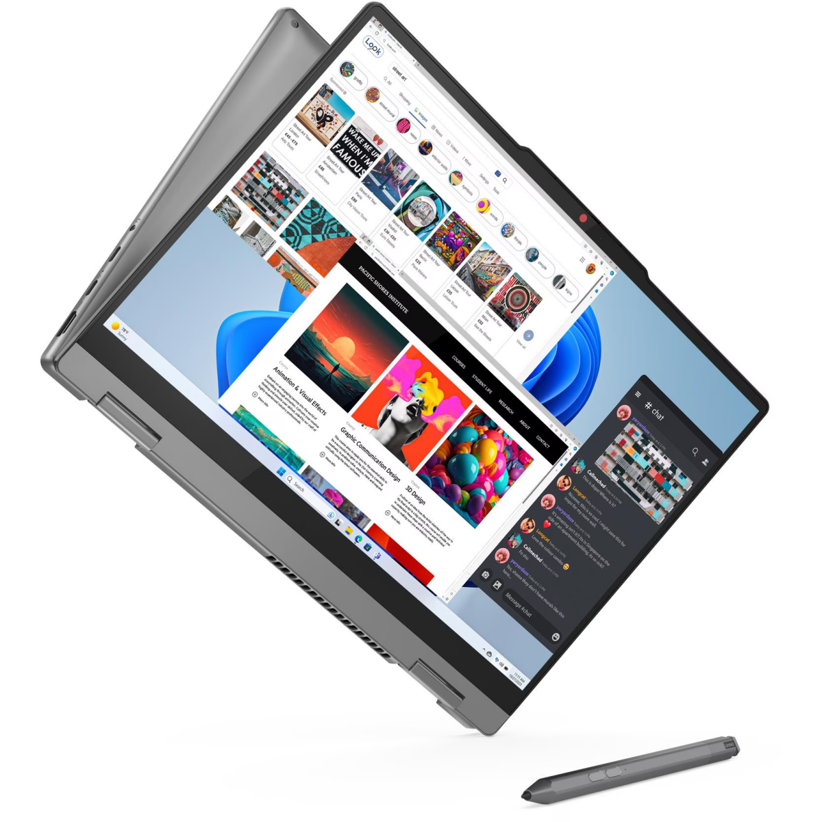 Ноутбук Lenovo IdeaPad 5 2-in-1 14IRH9 Luna Grey (83KX007XRK) - фото 4