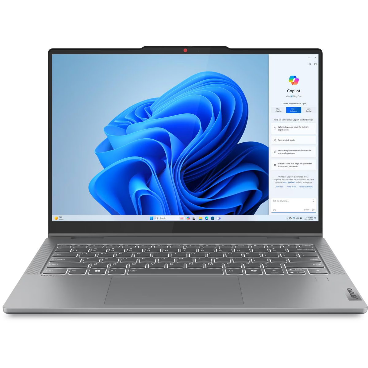 Ноутбук Lenovo IdeaPad 5 2-in-1 14IRH9 Luna Grey (83KX007XRK) - фото 7