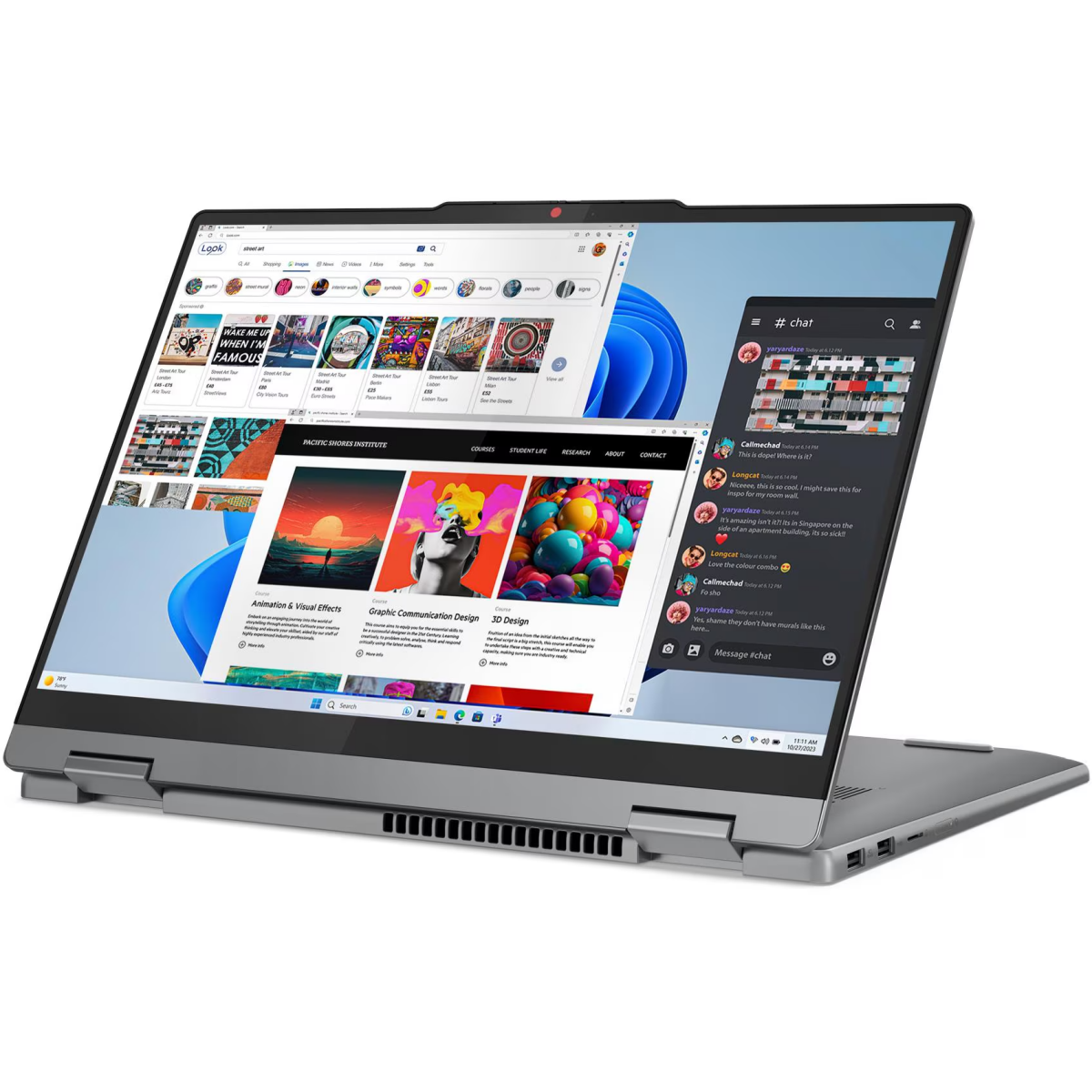 Ноутбук Lenovo IdeaPad 5 2-in-1 14IRH9 Luna Grey (83KX007YRK) - фото 6