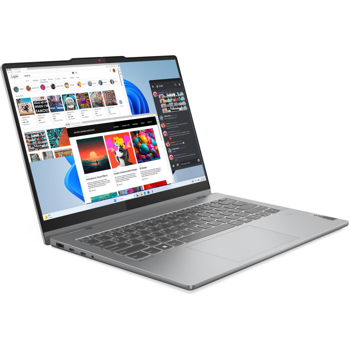 Ноутбук Lenovo IdeaPad 5 2-in-1 14IRH9 Luna Grey (83KX007YRK) - фото 8