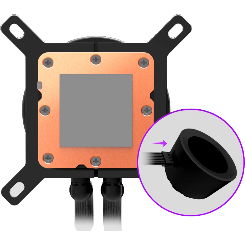 Система жидкостного охлаждения NZXT Kraken Plus 360 RGB V2 Black (RL-KR360-B2) - фото 6