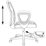 Офисное кресло Бюрократ CH-W327/OR-10 Ivory