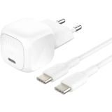 Сетевое зарядное устройство Belkin BoostCharge USB-C Wall Charger 20W + USB-C Cable White (WCA009kq1MWH-B6)