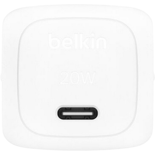 Сетевое зарядное устройство Belkin BoostCharge USB-C Wall Charger 20W + USB-C Cable White - WCA009kq1MWH-B6 - фото 4