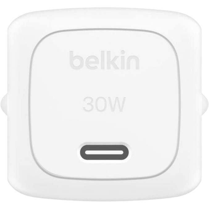 Сетевое зарядное устройство Belkin BoostCharge USB-C Wall Charger 30W + USB-C Cable White - WCA008kq1MWH-B6 - фото 3