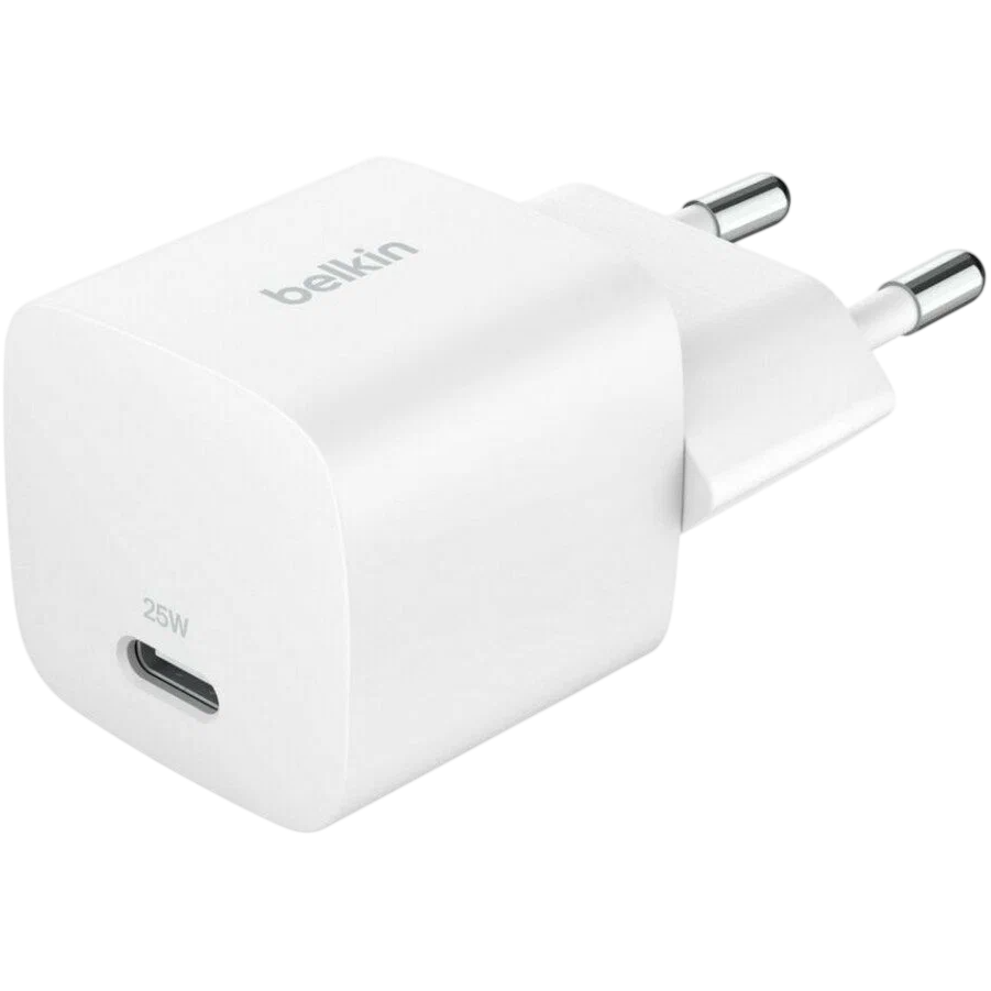 Сетевое зарядное устройство Belkin BoostCharge USB-C Wall Charger 25W White - WCA012kqWH