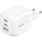 Сетевое зарядное устройство Belkin BoostCharge Pro 3-Port GaN Wall Charger 70W White - WCH018HQWH