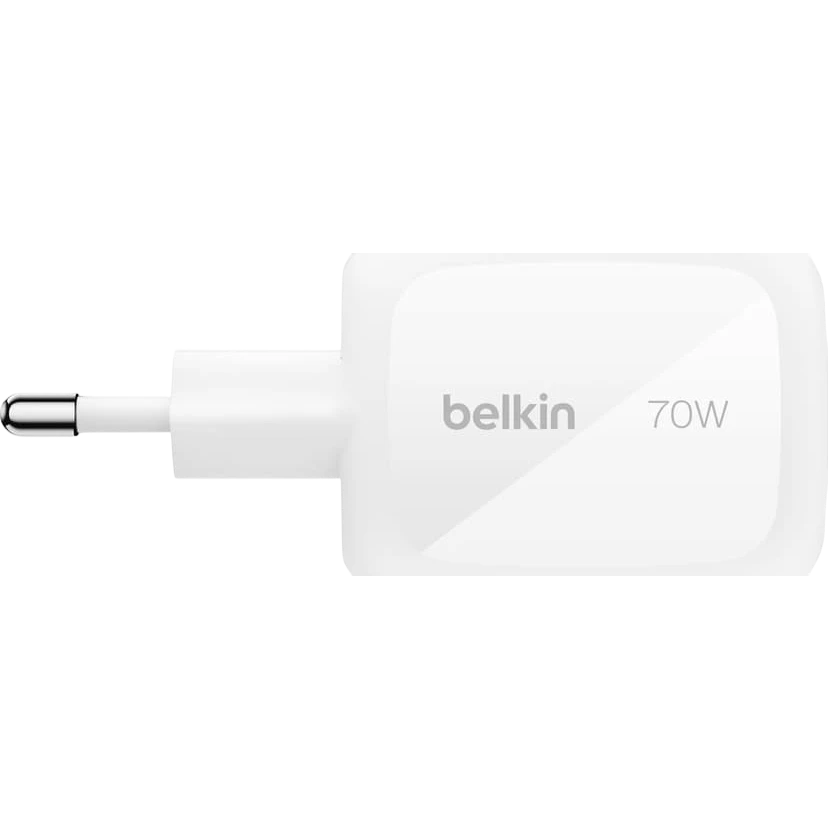 Сетевое зарядное устройство Belkin BoostCharge Pro 3-Port GaN Wall Charger 70W White - WCH018HQWH - фото 2
