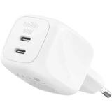 Сетевое зарядное устройство Belkin BoostCharge Pro Dual USB-C GaN Wall Charger 50W White (WCH019kqWH)