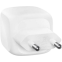 Сетевое зарядное устройство Belkin BoostCharge Pro Dual USB-C GaN Wall Charger 50W White - WCH019kqWH - фото 3