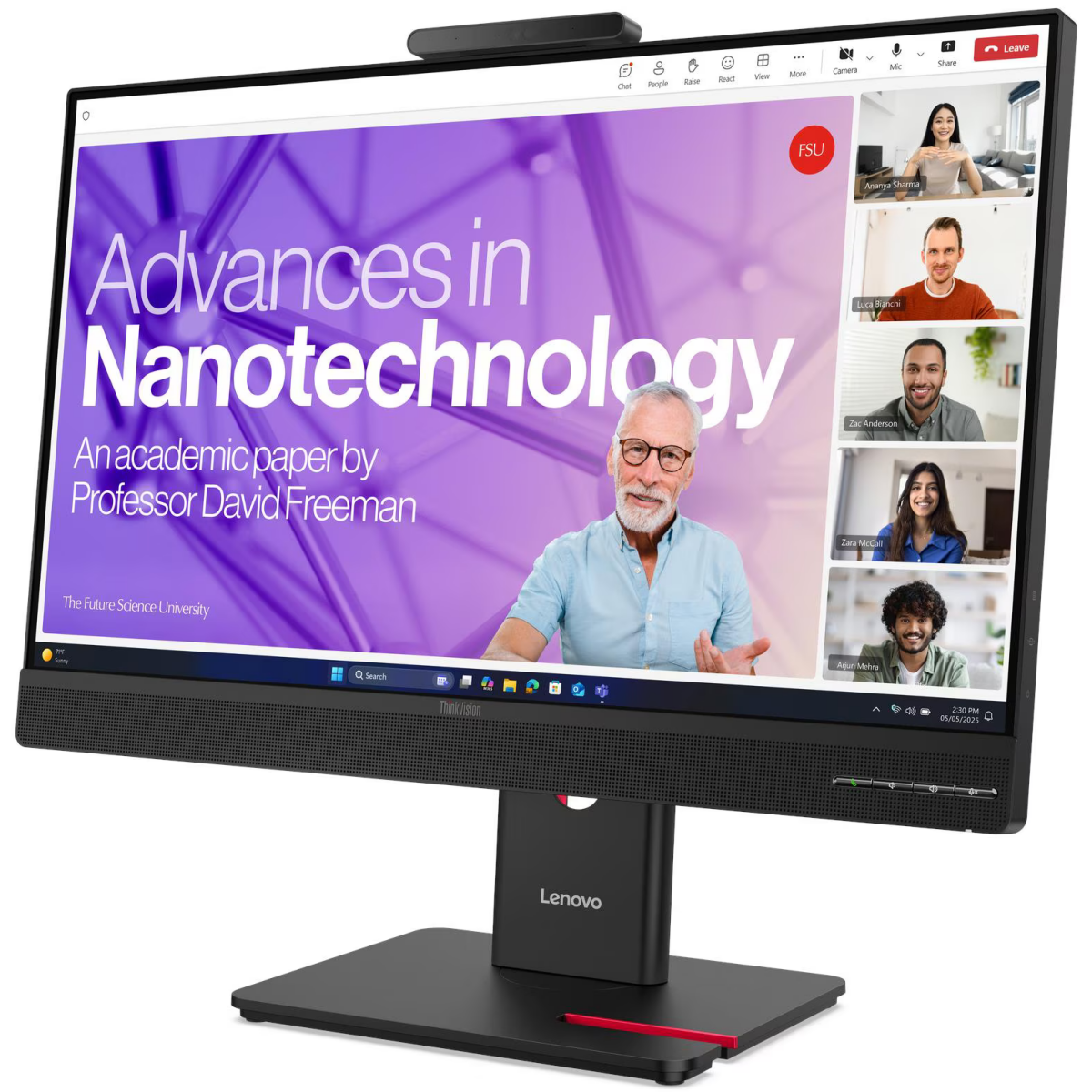 Монитор Lenovo 24" ThinkVision T24-4v (64B6MAT1EU) - фото 2