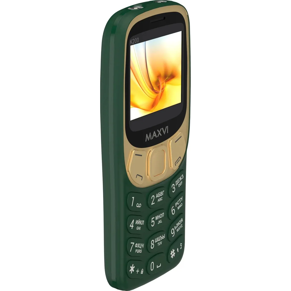 Телефон MAXVI K200 Green - фото 2