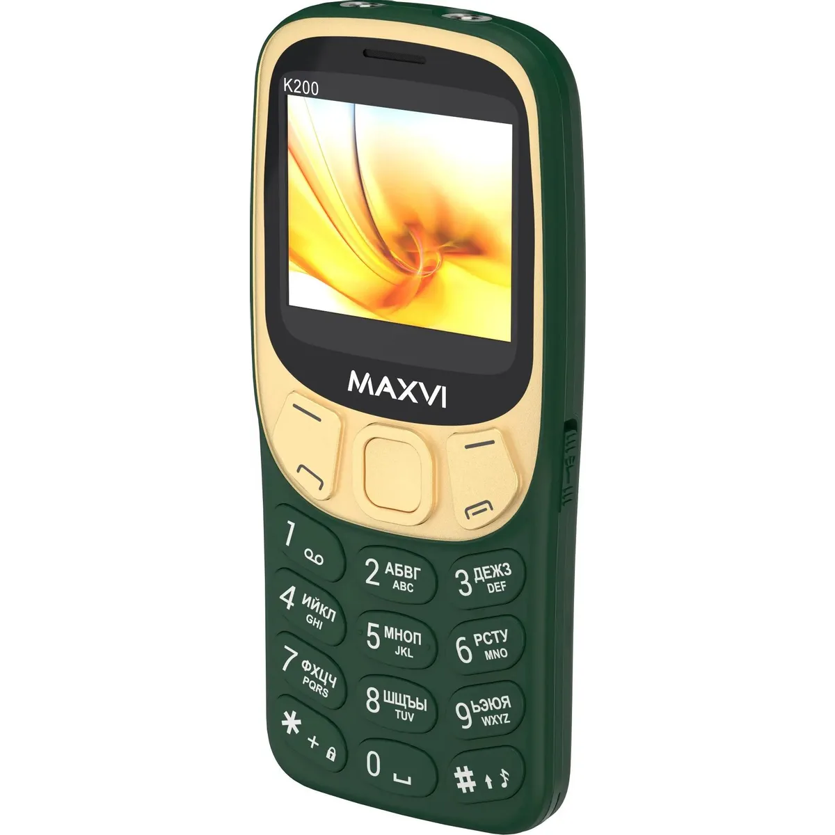 Телефон MAXVI K200 Green - фото 3