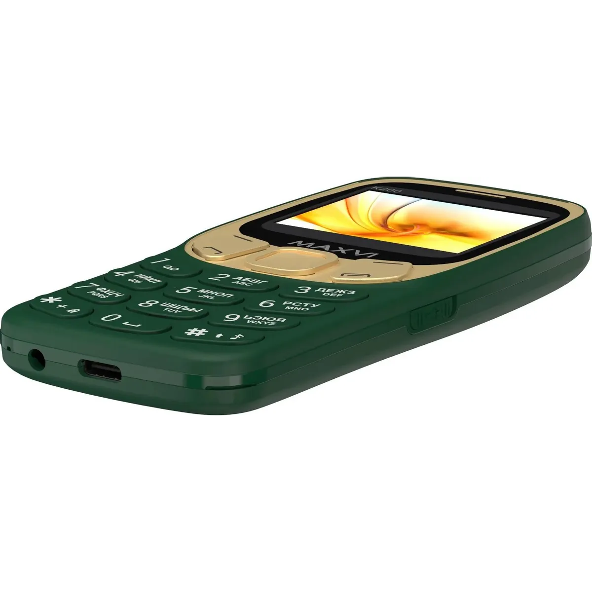Телефон MAXVI K200 Green - фото 4
