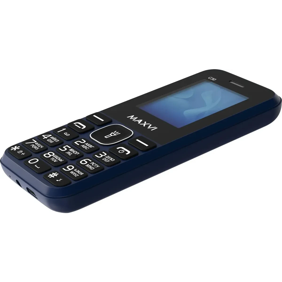 Телефон MAXVI C30 Blue - фото 2