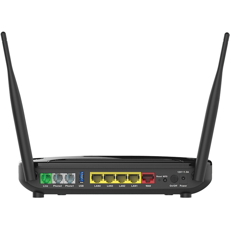 Wi-Fi маршрутизатор (роутер) D-Link DVG-N5402G/2S1U1L - фото 3