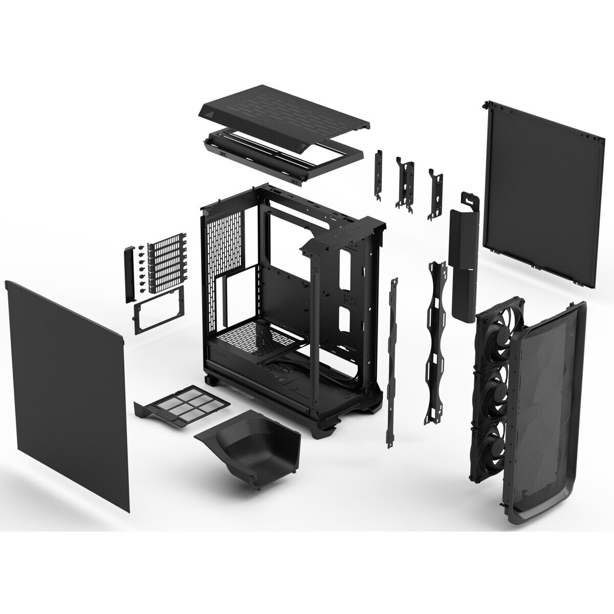 Корпус Fractal Design Meshify 3 Black Solid - FD-C-MES3A-01 - фото 14