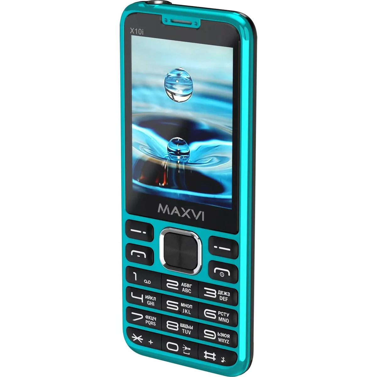 Телефон MAXVI X10i Aqua Blue - фото 3
